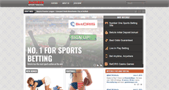 Desktop Screenshot of betcrissportsbookonline.com